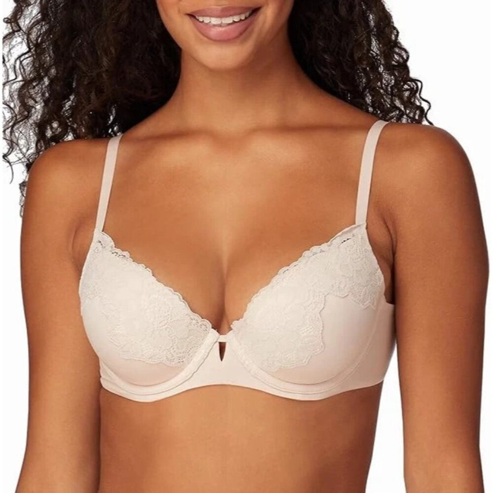 Maidenform Women Size 34D Sandshell Comfort Devotion Your Lift Underwire Bra NEW